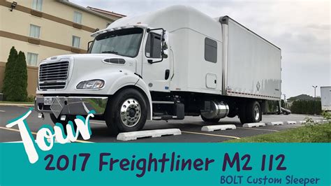 freightliner   bolt custom sleeper truck  youtube
