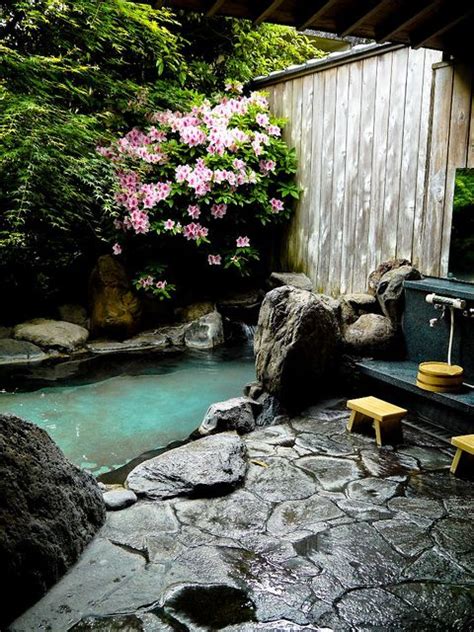 outdoor onsen zen garden design japanese garden zen garden
