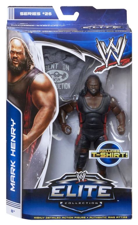 amazoncom wwe elite collection mark henry action figure toys games
