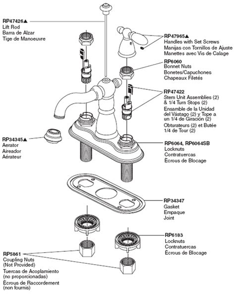 kitchen faucet aerator parts diagram wow blog