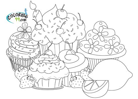 cupcake coloring pages team colors
