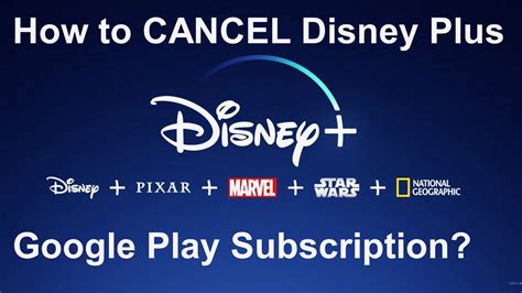cancel disney  google play subscription youtube