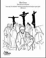 Coloring Crucifixion Pages Story Getcolorings Printable Bible sketch template