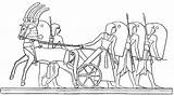 Coloring Egyptian Royal Soldiers Ancient Guards Bible Shields Chariot Horses Spears Guard Men Description sketch template