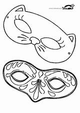 Krokotak Print Carnaval Para Máscaras Mask Mascaras Antifaz Halloween Imprimir Colorear Gato Artesanías Caretas Disfraces Mascara Masks sketch template