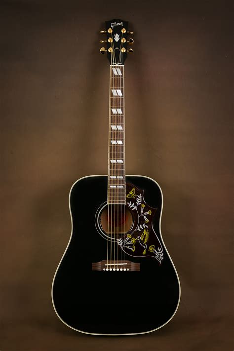 gibson hummingbird ebony acoustic guitar  acoustic room