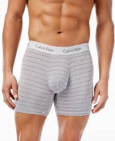 Lyst Calvin Klein Striped Boxer Briefs Nu8559 In Gray For Men