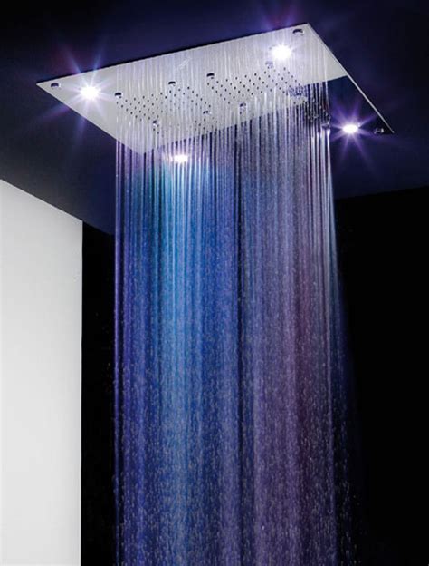colour therapy rain spa shower heads   colourful life