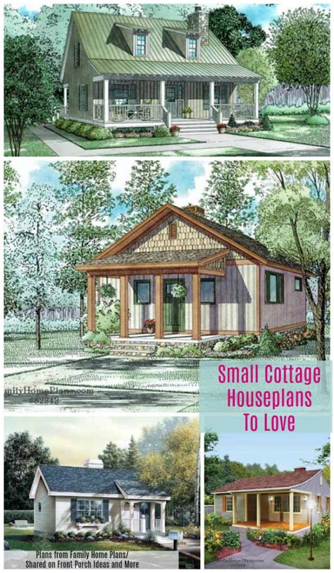 small cottage house plans  amazing porches