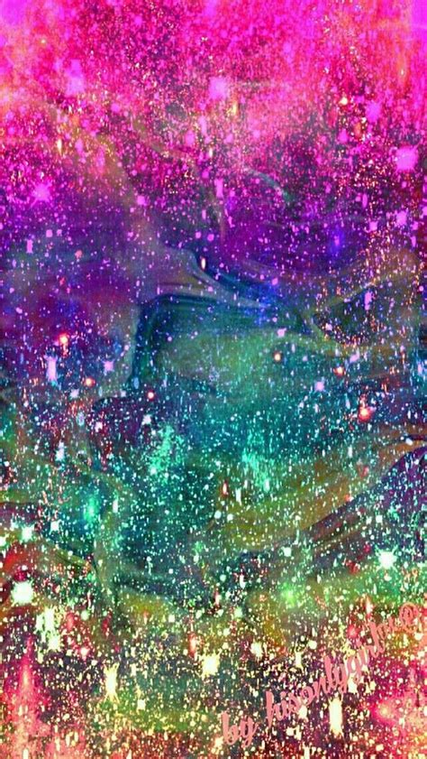 galaxy rainbow glitter  wallpaper teahubio