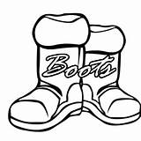 Winter Boots Coloring Kids Clipart Clipartbest Strongly sketch template