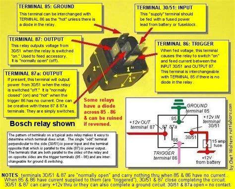 relay diagram  pin wiring draw