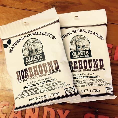 claeys horehound  fashioned hard candy  peppermint stick candy