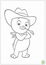 Coloring Uniqua Backyardigans Pages Getdrawings sketch template