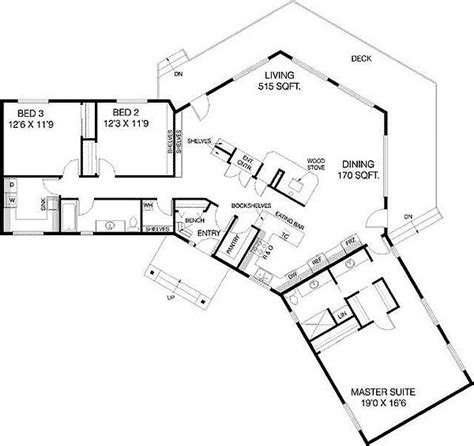 contemporary home plan ld  shaped floor  ranch style house plans house floor plans