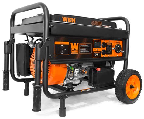 wen  watt portable generator  electric start  wheel kit walmartcom