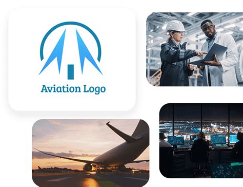 aviation logo creator airplane charter plane logos