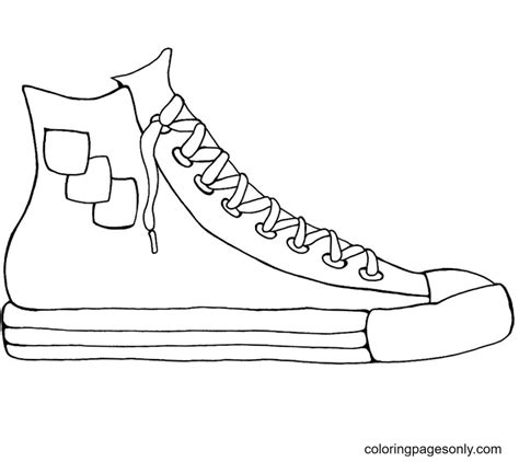 blank shoe coloring page coloring coloring pages pete  cat shoes