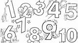 Numbers Printable Template Coloring Pages sketch template