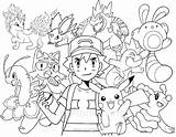 Pokemon Coloring Drawing Pages Printable Kids Pokèmon Nintendo Copyright Cartonionline sketch template