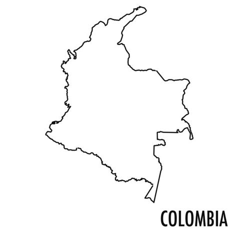 outline  colombia drawing stock  pictures royalty  images istock