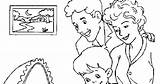 Baby Coloring Parents Pages sketch template
