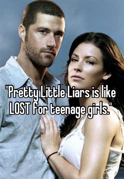 pretty little liars is like lost for teenage girls