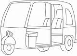 Rickshaw Travel Bestcoloringpages sketch template