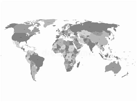 World Map Vector Black And White At Getdrawings Free