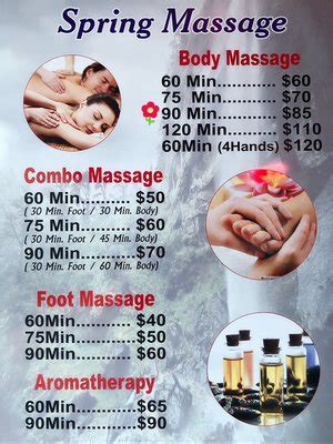 spring massage spa updated march     reviews