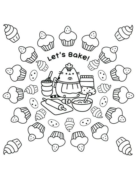 pusheen coloring pages  print     collection