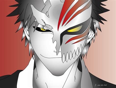 bleach ichigo kurosaki hollow  desorus  deviantart