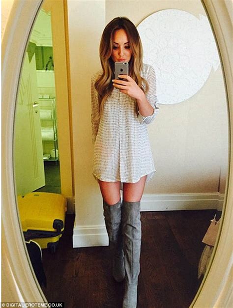 geordie shore s charlotte crosby flashes her slimmed down legs in sexy