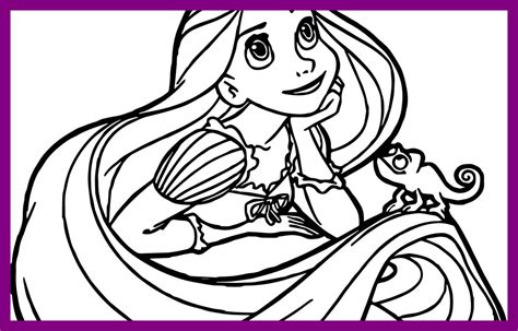 rapunzel baby coloring pages  getdrawings