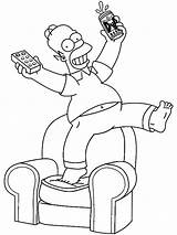 Simpson Homer Coloriage Bart Branco Pintar Coloriages Ausmalen Legais Colorier Homero Templates Ausmalbilder Enfant Skizzen Zeichnen Fáceis Beto Marge Simson sketch template