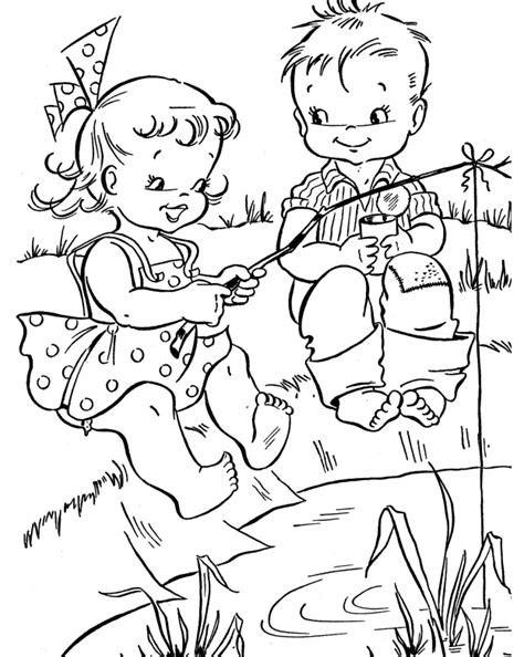 fun summer coloring page coloring book