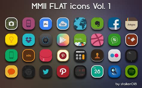 Mmii Flat Icons Vol 1 By Stalker018 On Deviantart
