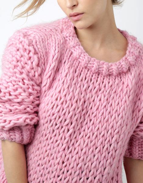 wool and the gang wonderwool sweater in pink lyst