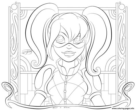 harley quinn printable coloring pages  getcoloringscom