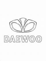 Daewoo sketch template