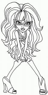 Coloring Monster High Pages Pets Comments Popular Coloringhome sketch template
