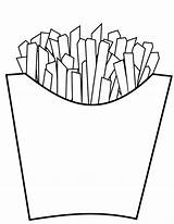 Coloring Food French Pages Junk Fries Colouring Printable Drawing Clipart Sheets Color Revolution Getdrawings Getcolorings Kids Library Popular Colornimbus sketch template