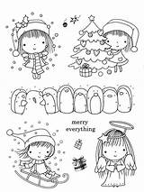 Stamps Digital Christmas Penny Digi Coloring Gmail Carolina Stamp Pages Stampin Printable Adult Friends Book sketch template