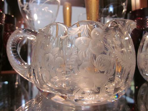 My Great Grandmother S Libbey Cut Glass Sugar And Creamer