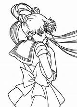 Sailor Moon Coloring Usagi Pages Tsukino Cute Luna Anime Chibi Color Colorluna Book Jupiter Choose Board Comments sketch template