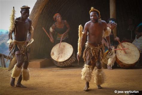 South Africa A Zulu Village Dance
