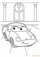 Coloring Pages Sally Cars Color Coloringpagesonly Momjunction sketch template