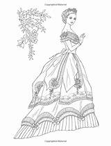 Victorian Dresses sketch template