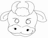 Vaca Mascaras Mascara Imagui Vacas Caretas Recortables Antifaz Recortar Careta Armas sketch template