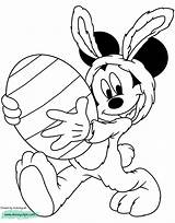 Easter Coloring Mickey Disney Pages Printable Mouse Bunny Minnie Colouring Pdf Egg Kids Drawing Print Disneyclips Ostern Gif Characters Happy sketch template